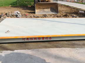 商丘永城粮食收购中心2.5x6m 30T地磅