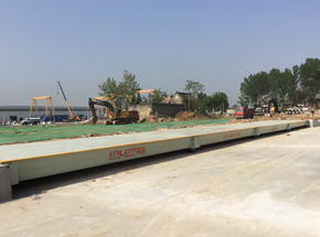 郑州四环快速化预制梁厂21m-200t地磅