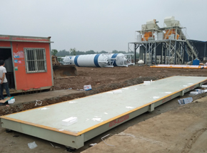 南阳邓州晨辉商砼3x16m 150吨地磅