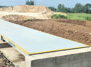 信阳固始赵岗乡砂石厂18m-120吨地磅