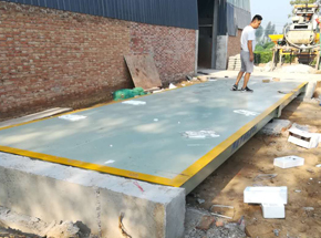 焦作孟州绍鑫家庭农场3x10m 50吨地磅