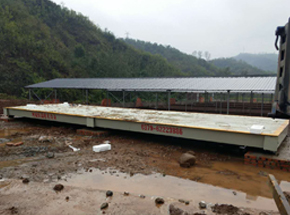 嵩县德亭养牛场10m定额50T地磅