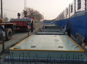 三门峡灵宝森达建材150吨数字地磅