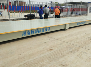 信阳固始湖畔春天项目16m-100吨地磅