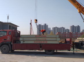 洛阳偃师德福园项目12m-100吨地磅