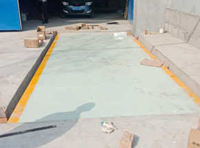 宝丰县军营村合作社30吨农用地磅