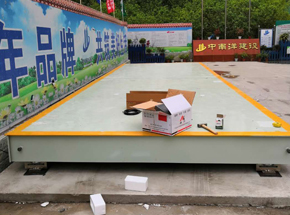 信阳固始龙泽佳园项目9m-100T地磅