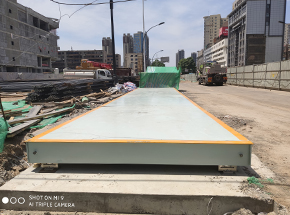 洛阳王城大道快速路项目100吨地磅