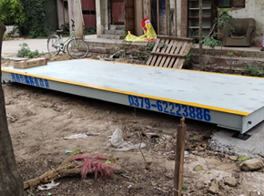 焦作孟州杜庄村定额15吨地磅