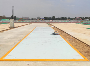 濮阳市夏固村棚改安置区100吨地磅