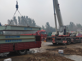 周口鹿邑豫东物流18m-150吨地磅