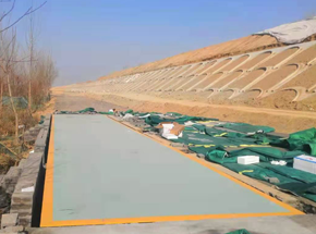 中铁三局濮阳刘关村100吨地磅