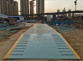 河南保之利建工100吨钢制跑道地磅