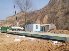 河南水利局：三门峡灵宝沟水坡120吨地磅