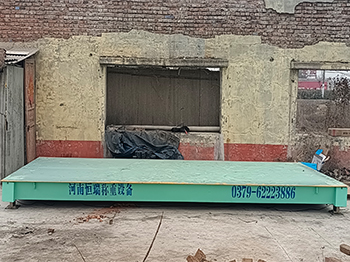 商丘虞城县张关庙种植合作社30吨地磅