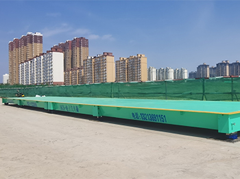 陕西澄城县丽景城项目100吨地磅