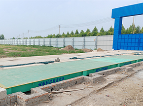 河南飞腾建筑:商水县职教中心100吨地磅