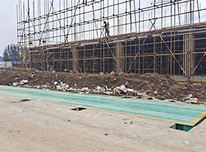 陕西泽丰建工:南阳淅川师范项目100吨地磅