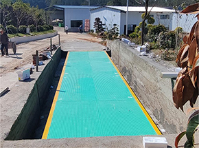 信阳商城绿缘来茶林合作社100吨地磅