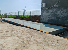 三门峡天池镇水泉凹村粮食储备库100吨地磅