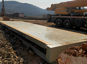 安徽道隧建工-湖北南漳县西流坪土石方项目100吨地磅