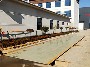 河南(郑州巩义）耐磨克科技100吨地磅