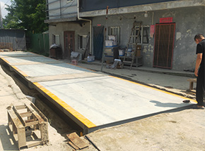 三门峡梦发建材厂150吨地磅